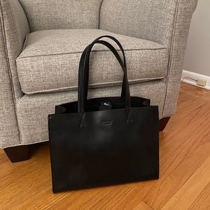 Banana republic leather tote